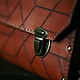 Маленькая сумочка из кожи и дерева Triangle S. Классическая сумка. Studio MART . Сделано в Петербурге (martbags). Ярмарка Мастеров.  Фото №6