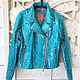 Jacket made of Python leather biker jacket, Outerwear Jackets, Kuta,  Фото №1