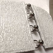 Аксессуары handmade. Livemaster - original item White Silver elastic waistband of any height 5200 and 11000 rub. Handmade.