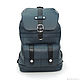 Backpack female leather blue Virgi Mod R11-161. Backpacks. Natalia Kalinovskaya. Online shopping on My Livemaster.  Фото №2