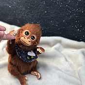 Куклы и игрушки handmade. Livemaster - original item Teddy Animals: Orangutans. Handmade.