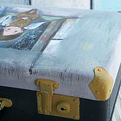 Сумки и аксессуары handmade. Livemaster - original item Vintage suitcase for interior or photo schoot. Handmade.