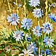  Oil painting ' Chicory'. Pictures. Fine Art for Joy. My Livemaster. Фото №4
