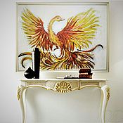 Картины и панно handmade. Livemaster - original item Phoenix bird of happiness. Handmade.