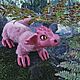 Игрушка в подарок Дракон + драконье яйцо. Интерьерная кукла. Fantasy Arcilla. Интернет-магазин Ярмарка Мастеров.  Фото №2
