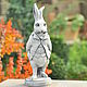 March Rabbit Concrete Figurine Provence Decor. Figurines. Decor concrete Azov Garden. Online shopping on My Livemaster.  Фото №2