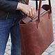 Order Large leather bag (large leather bag). migotobags. Livemaster. . Classic Bag Фото №3