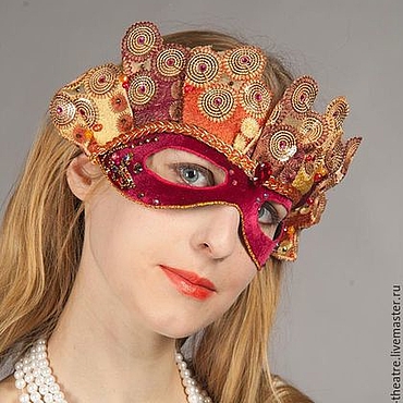 Аксессуары ручной работы. Ярмарка Мастеров - ручная работа Маска "Королева". Handmade.