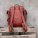 Vintage Leather backpack, Buy a leather hiking backpack. Backpacks. Lemberg Leather. My Livemaster. Фото №4