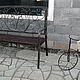 Заказать скамейка кованая. Юрий Згут. Ярмарка Мастеров. . Скамейки для сада Фото №3