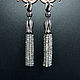 Order Labradorite tassel earrings BLACK TULIPS. NINASilverBox (SilverBox). Livemaster. . Tassel earrings Фото №3