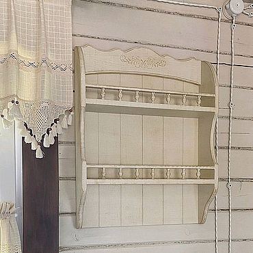 Для дома и интерьера ручной работы. Ярмарка Мастеров - ручная работа Полка для специй посуды посуды в стиле Прованс. Handmade.