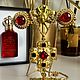 Kenneth Jay Lane крест с камнями Swarovski на цепи. Колье. Винтажные украшения Vintageluxox. Интернет-магазин Ярмарка Мастеров.  Фото №2