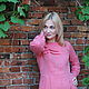 Order Long linen dress with sleeves 'Summer sunset' pink. ZanKa. Livemaster. . Dresses Фото №3