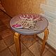 Decoupage stool ' love-Carrot'. Stools. nikazvereva. Online shopping on My Livemaster.  Фото №2