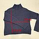  Свитер женский из шерсти мериноса . Свитеры. Ольга (olga-knitted-clothes). Ярмарка Мастеров.  Фото №5