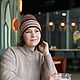 Шапка кашемировая легкая резинкой с отворотом, Шапки, Москва,  Фото №1
