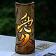 Цельный бамбук, сквозное изображение иероглифа "Любовь". Пробуждает самые "теплые" чувства