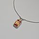 Кулон Шампань из кубического циркона. Подвеска. Jewelry fashion. Интернет-магазин Ярмарка Мастеров.  Фото №2