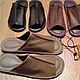 Home Slippers leather, Slippers, Chelyabinsk,  Фото №1