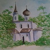 Рисунок пушкинские горы