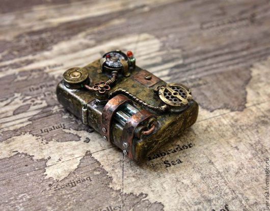 Купить зажигалка ZIPPO - " Метро 2033 " - хаки, стимпанк, зажигалка ...