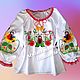 Order Suit (blouse and skirt) for girls. Славяночка-вышиваночка (oksanetta). Livemaster. . Childrens Dress Фото №3