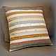 Decorative cushion made of cotton and natural linen. Quilt, Interior elements, Moscow,  Фото №1