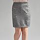 Order Jacquard skirt grey. Skirt Priority (yubkizakaz). Livemaster. . Skirts Фото №3