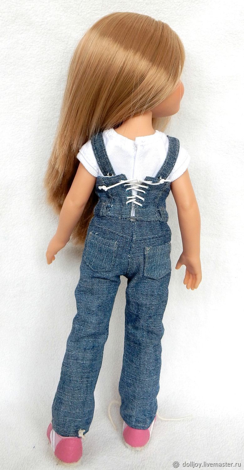 Текстильная кукла в брюках
