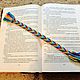 Bookmark in the book 'Dark rainbow'. Bookmark. Japanese braided belts. Online shopping on My Livemaster.  Фото №2