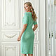 Order Dress 'Business classic' green melange. masutina2. Livemaster. . Dresses Фото №3
