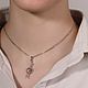 Вязание на спицах, подвеска серебряная для  вязальщиц. Подвеска. Sabira Jewelry. Ярмарка Мастеров.  Фото №12