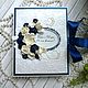 Свадебная открытка на 45 лет "Сапфировая свадьба", Открытки свадебные, Москва,  Фото №1