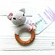 Rattle-teether ' Kitty', Teethers and rattles, Bryansk,  Фото №1