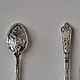 Juego de 2 cucharadas de especias de plata con grabado de iniciales. Spoons. SILVER SPOONS since 1999. Ярмарка Мастеров.  Фото №5