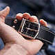 Order Leather waist belt Black Silver 30mm. Mart Bags (martbags). Livemaster. . Straps Фото №3