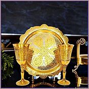 Посуда ручной работы. Ярмарка Мастеров - ручная работа Engraved wedding glasses z1526. Handmade.