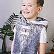 Order Felted vest for boy 'White Bear'. Nataly Kara - одежда из тонкого войлока. Livemaster. . Childrens vest Фото №3