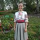 Women's shirt with embroidery. Embroidery scene. People\\\'s shirts. MARUSYA-KUZBASS (Marusya-Kuzbass). My Livemaster. Фото №5