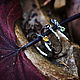Разнотравье - кольцо с хризолитом и чернением, Кольца, Москва,  Фото №1