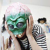 Карнавальная маска "Медная"