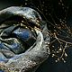 Теплый шарф, длинный двухсторонний шарф Декабрьские Сумерки, Шарфы, Москва,  Фото №1