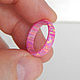 Order Pink opal ring. Wooden jewellery. Livemaster. . Rings Фото №3
