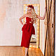 Платье "Lady in red". Платья. Anna Paromskaya. Ярмарка Мастеров.  Фото №4