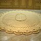 Crochet a large oval rug of the Elegant cord-3. Carpets. knitted handmade rugs (kovrik-makrame). My Livemaster. Фото №4