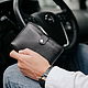 Кожаное автопортмоне с вашими инициалами FULLER DRIVE BLACK, Кошельки, Белгород,  Фото №1