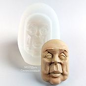 Материалы для творчества handmade. Livemaster - original item Mold Face 4,1 x 2,6 x 1,3cm Silicone Face Shape for Doll. Handmade.