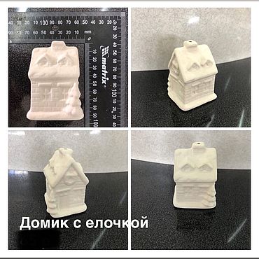Материалы для творчества ручной работы. Ярмарка Мастеров - ручная работа ЗАГОТОВКА ДЛЯ РОСПИСИ « Домик и елочка». Handmade.