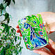 Cup with stained glass painting ' Peacock', Mugs and cups, Novosibirsk,  Фото №1